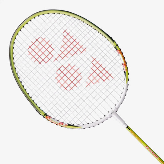 Yonex Racquet B6500 I B-Series (White/Lime) Pre-strung