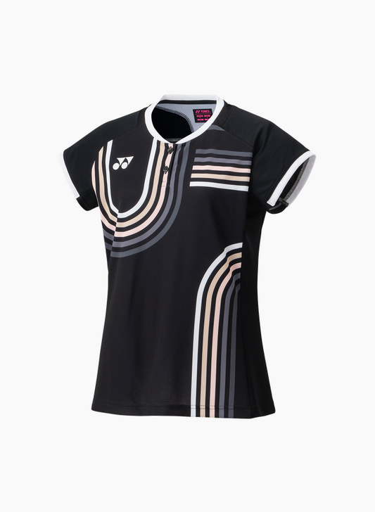 Yonex Women's Tournament Crew Neck Shirt 20854 (Black)