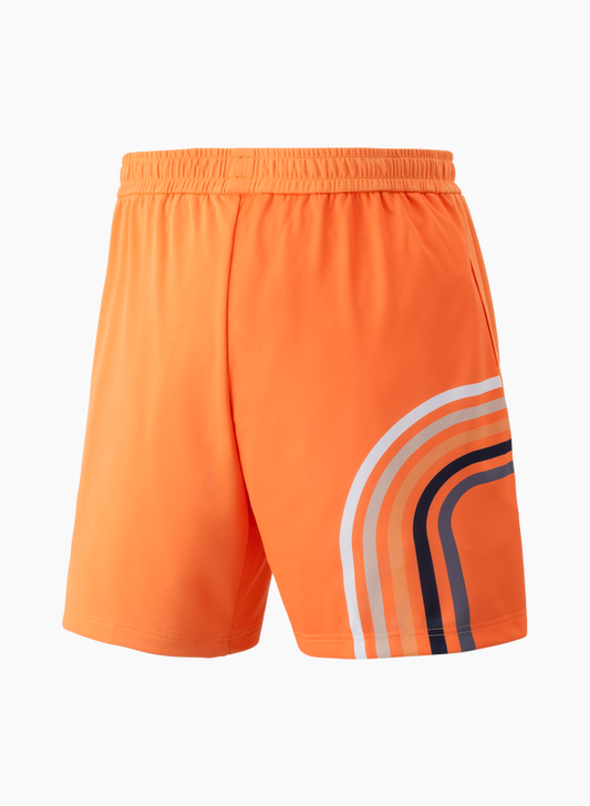 Yonex Men's Knit Shorts 15205 (High Orange)