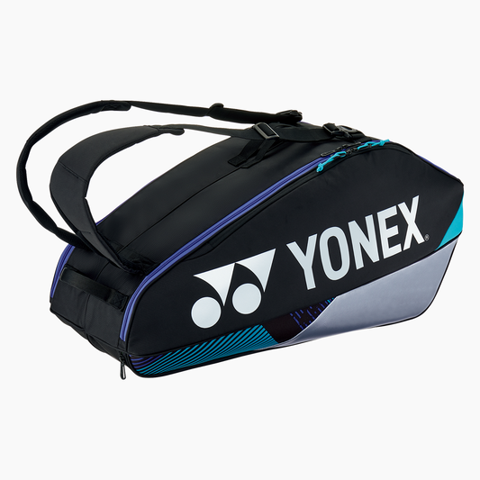 Yonex  6pk Pro Badminton Racket Bag (Black Silver)- BA92426COBL