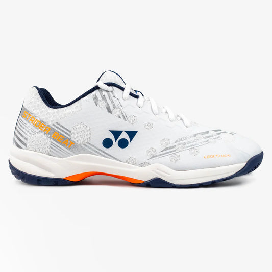 Yonex Power Cushion Strider Beat Court Shoe (White/Orange)
