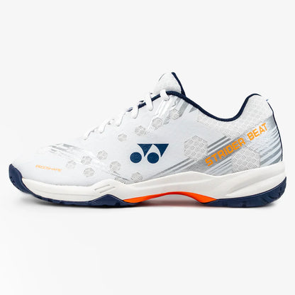 Yonex Power Cushion Strider Beat Court Shoe (White/Orange)